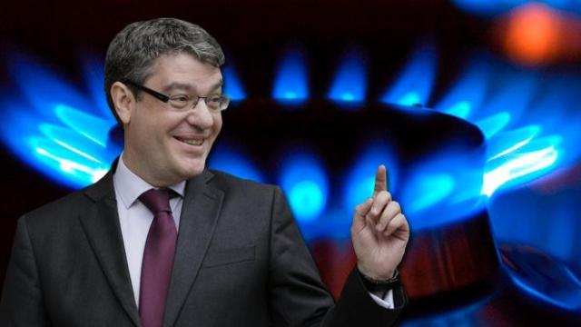 Álvaro Nadal, ministro de Energía, Turismo y Agenda Digital en una imgen de archivo y un fogón de gas natural / FOTOMONTAJE DE CG