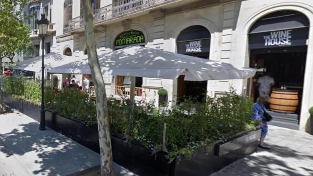 La vinoteca de Bodegas Torres, rebautizada como The Wine House Pop-up Store en 2021, en el paseo de Gràcia / GOOGLE MAPS