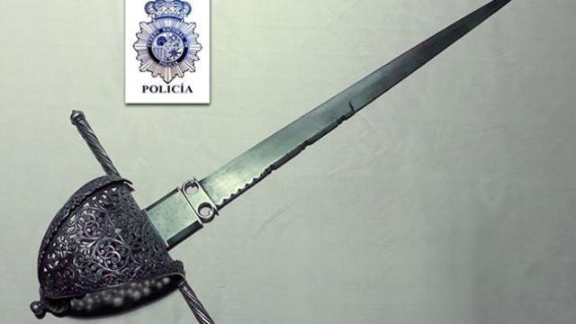 Daga de Cervantes robada en una exposición en Salamanca / EUROPA PRESS