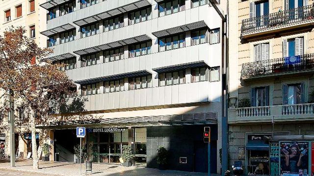 Imagen del Hotel Lugano, situado en el centro de Barcelona / Cedida
