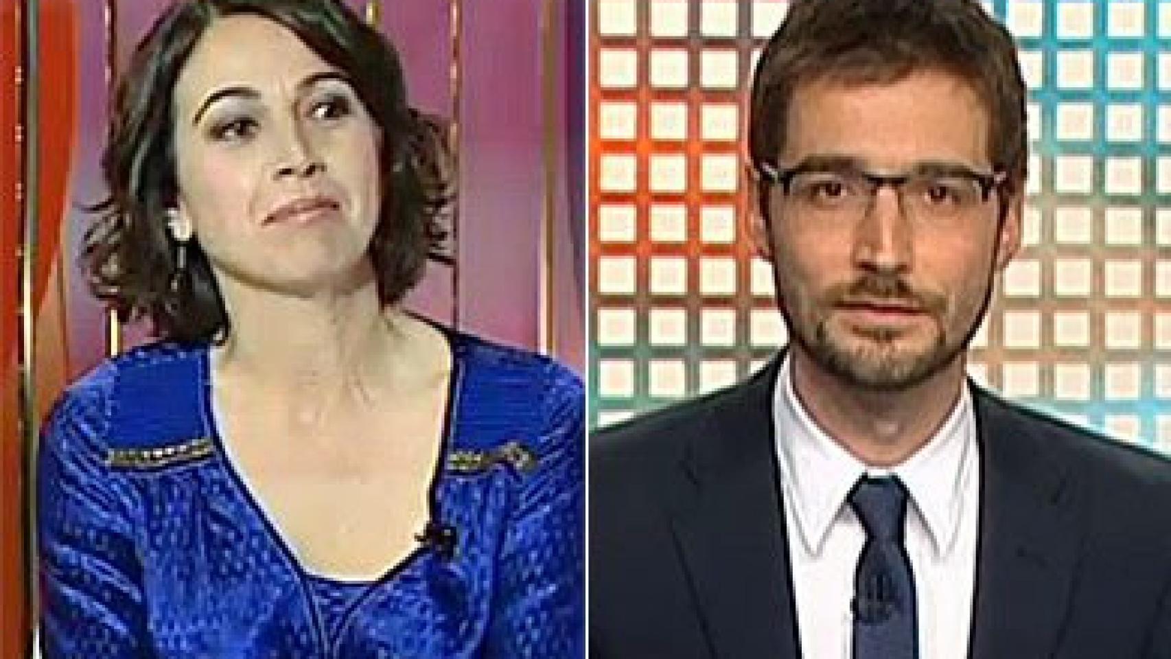 Los periodistas Lídia Heredia y Carles Prats