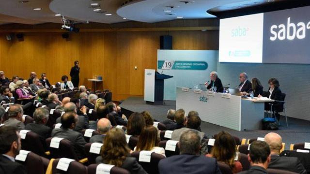 La junta general de accionistas de Saba de 2019, donde la dirección ha tenido que explicar el inicio de un proceso de desinversión de Criteria / SABA