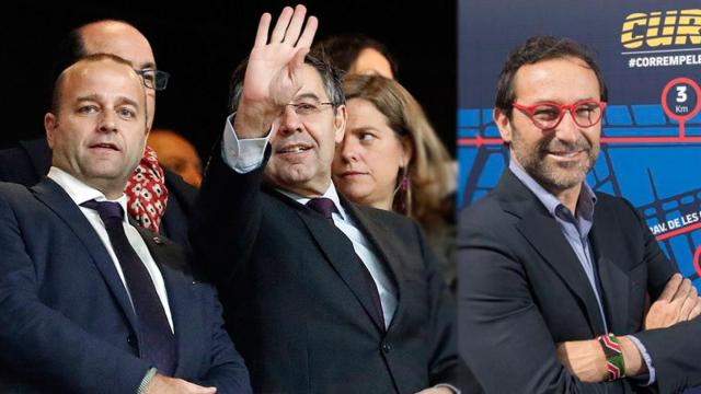 Xavi Vilajoana, Josep Maria Bartomeu y Oriol Tomàs / CM