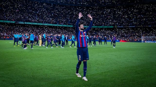 Espectacular imagen del Camp Nou despidiendo a Gerard Piqué / FCB