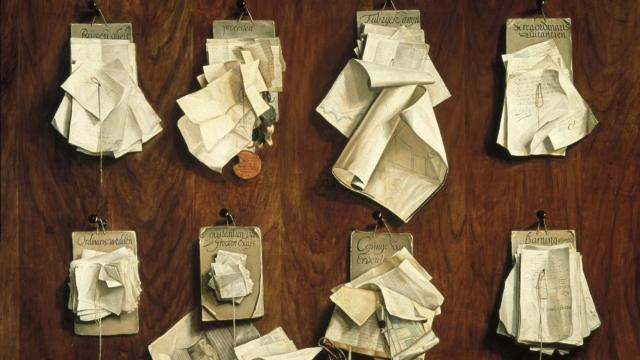 ‘Documentos de la tesorería del Ayuntamiento de Ámsterdam’ (1656), de Cornelis Brisé / ROYAL PALACE AMSTERDAM FOUNDATION