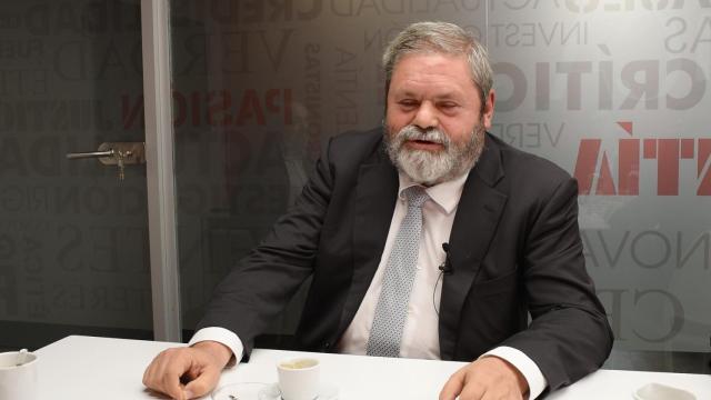 Miguel Durán durante la entrevista en 'Crónica Global' / LENA PRIETO