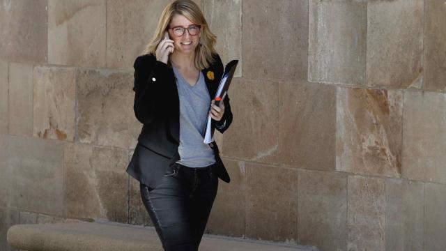 Elsa Artadi, de camino a la reunión del Govern de la Generalitat / EFE