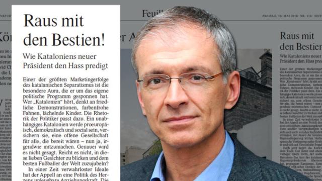 Paul Ingendaay, el autor del artículo 'Fuera con las bestias' publicado en el periódico alemán Frankfurter Allgemeine Zeitung / CG