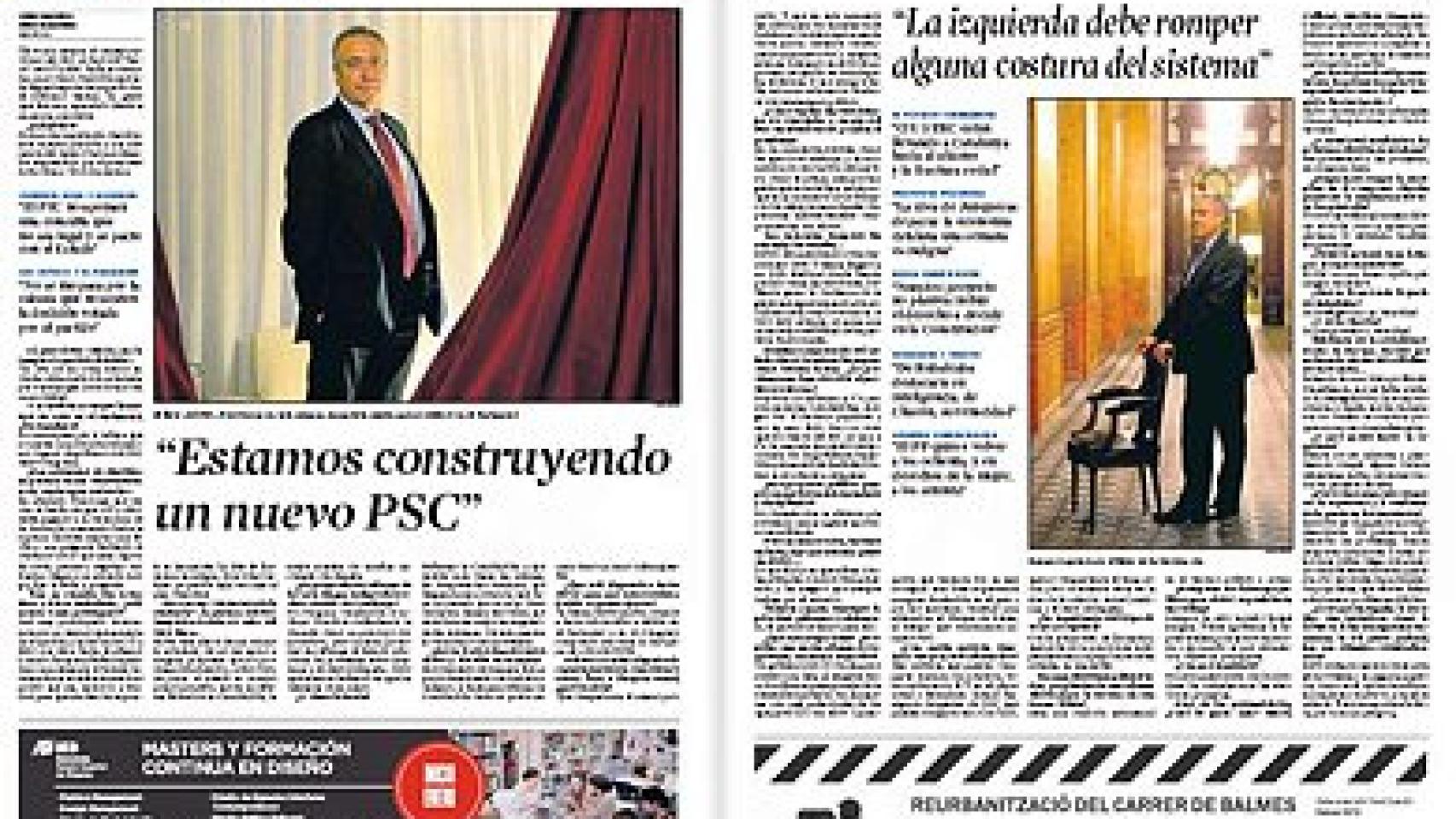 Entrevista a Pere Navarro en 'La Vanguardia'