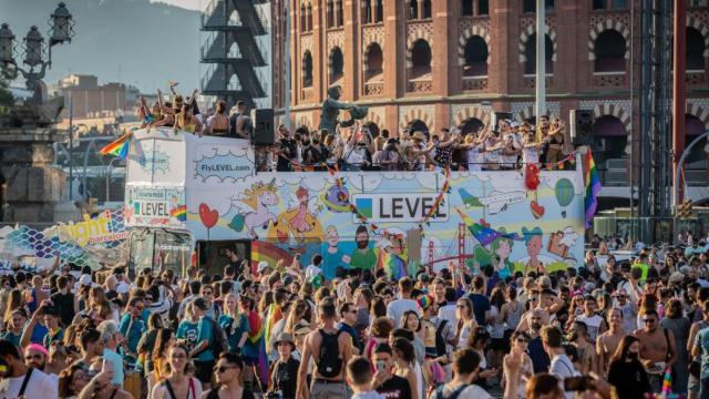 Una manifestación del Pride Barcelona en una edición anterior del Orgullo LGTBI / EP