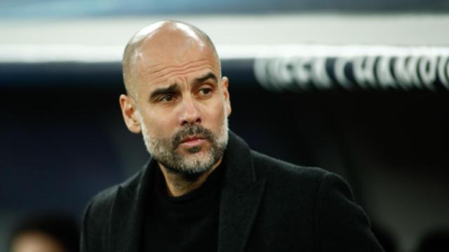 Pep Guardiola durante un partido del Manchester City / EP