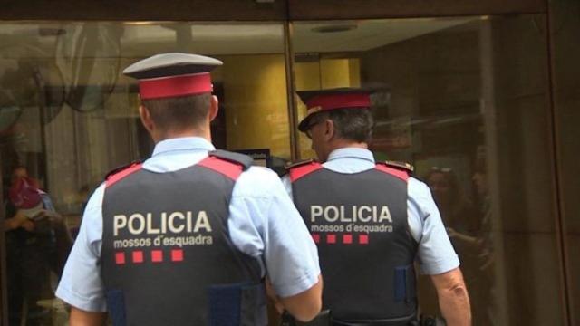 Una foto de archivo de los Mossos d'Esquadra detenido