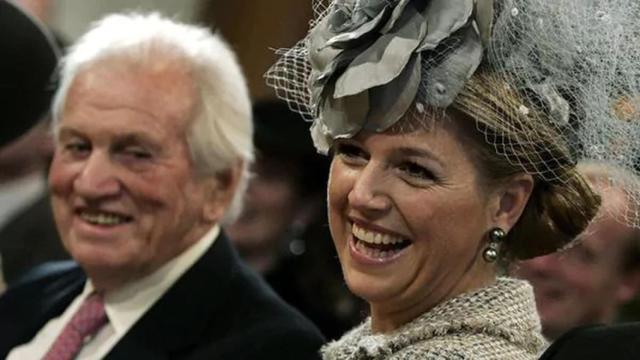 Jorge Zorreguieta  y su hija la reina Máxima de Holanda