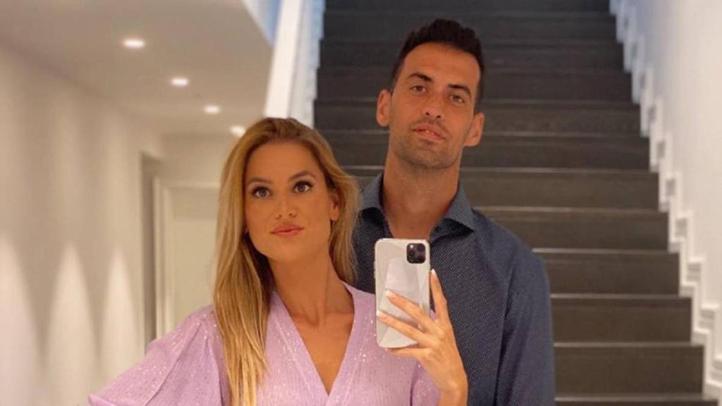 Elena Galera y Sergio Busquets