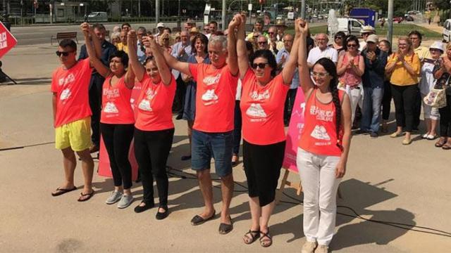 Acto de presentación de la manifestación 'indepe' de la Diada / EUROPA PRESS