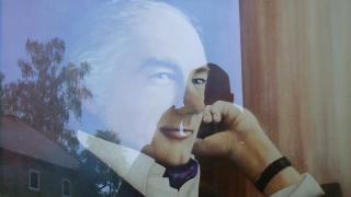 Una pintura del escritor austriaco Thomas Bernhard en su casa de Salzburgo / MAYER BRUNO