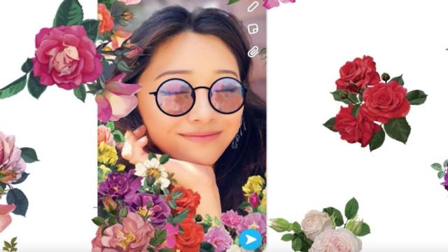 Imagen de archivo de un filtro de la red social Snapchat / ARCHIVO