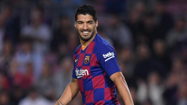 Luis Suárez lamenta una ocasión / EFE