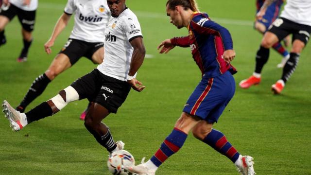 Antoine Griezmann en un partido con el Barça / EFE