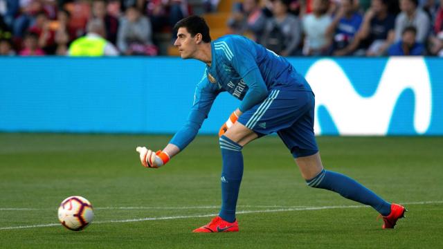 Una foto de Thibaut Courtois durante un partido del Real Madrid / EFE