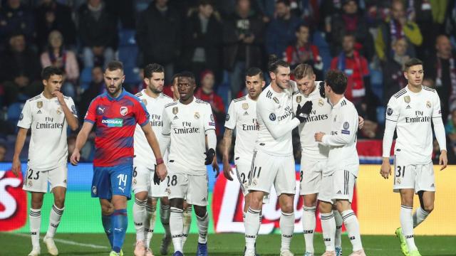 El Real Madrid de Solari vence al Viktoria Plzen / EFE