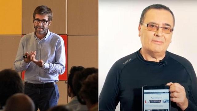 Los dos editores implicados en la compraventa de 'Nació Digital', Marc Basté (i) y Miquel Macià (d) / CG