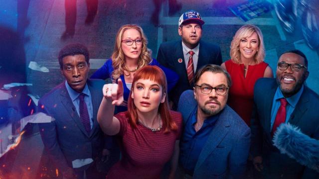 Protagonistas de la película 'No mires arriba' / NETFLIX