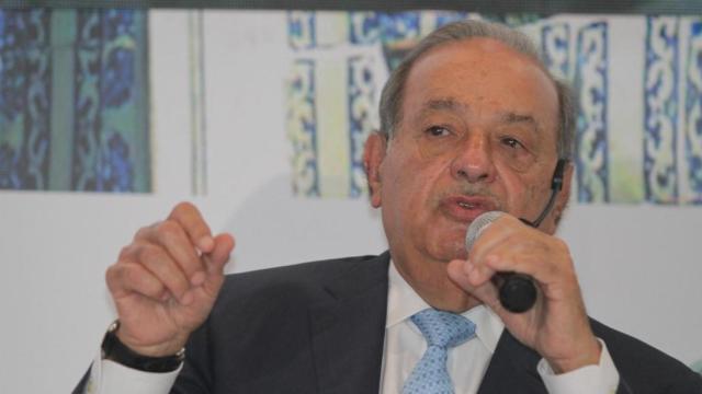El magnate Carlos Slim en una conferencia / EUROPA PRESS