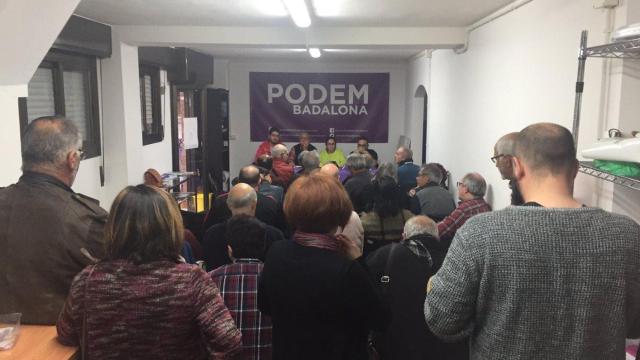 Asamblea del círculo local de Podemos en Badalona / TWITTER