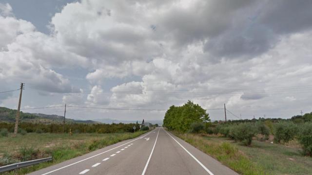 La carretera C-44 a su paso Tivissa en dirección a Móra d'Ebre / GOOGLE STREET VIEW
