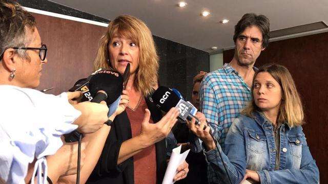 La tercera teniente de alcalde de Barcelona, Laia Bonet, durante su anuncio de sancionar webs que venden animales, como Milanuncios / EUROPA PRESS