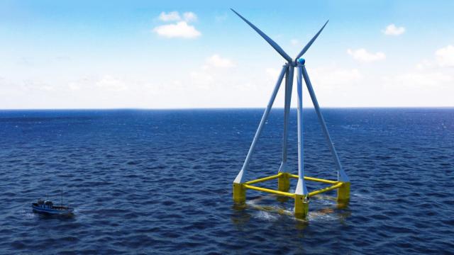 Plataforma eólica flotante de Eolink / CEDIDA