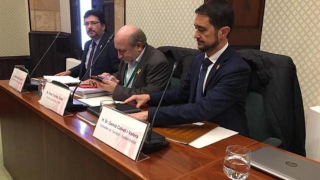 Damià Calvet, conseller de Territori i Sostenibilitat, en una comparecencia sobre la T-Mobilitat / EUROPA PRESS