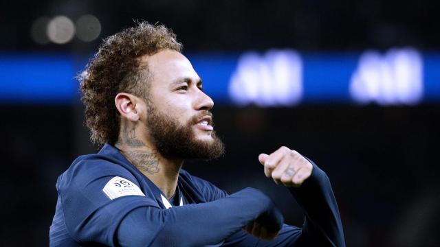 Neymar celebra un gol del PSG / EFE