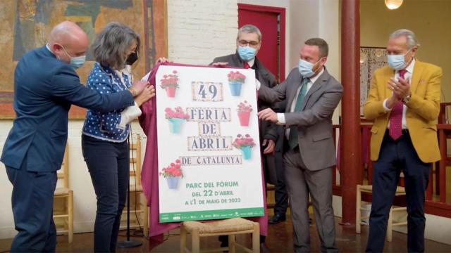 Presentación del cartel de la Feria de Abril de Cataluña 2022 / FECAC