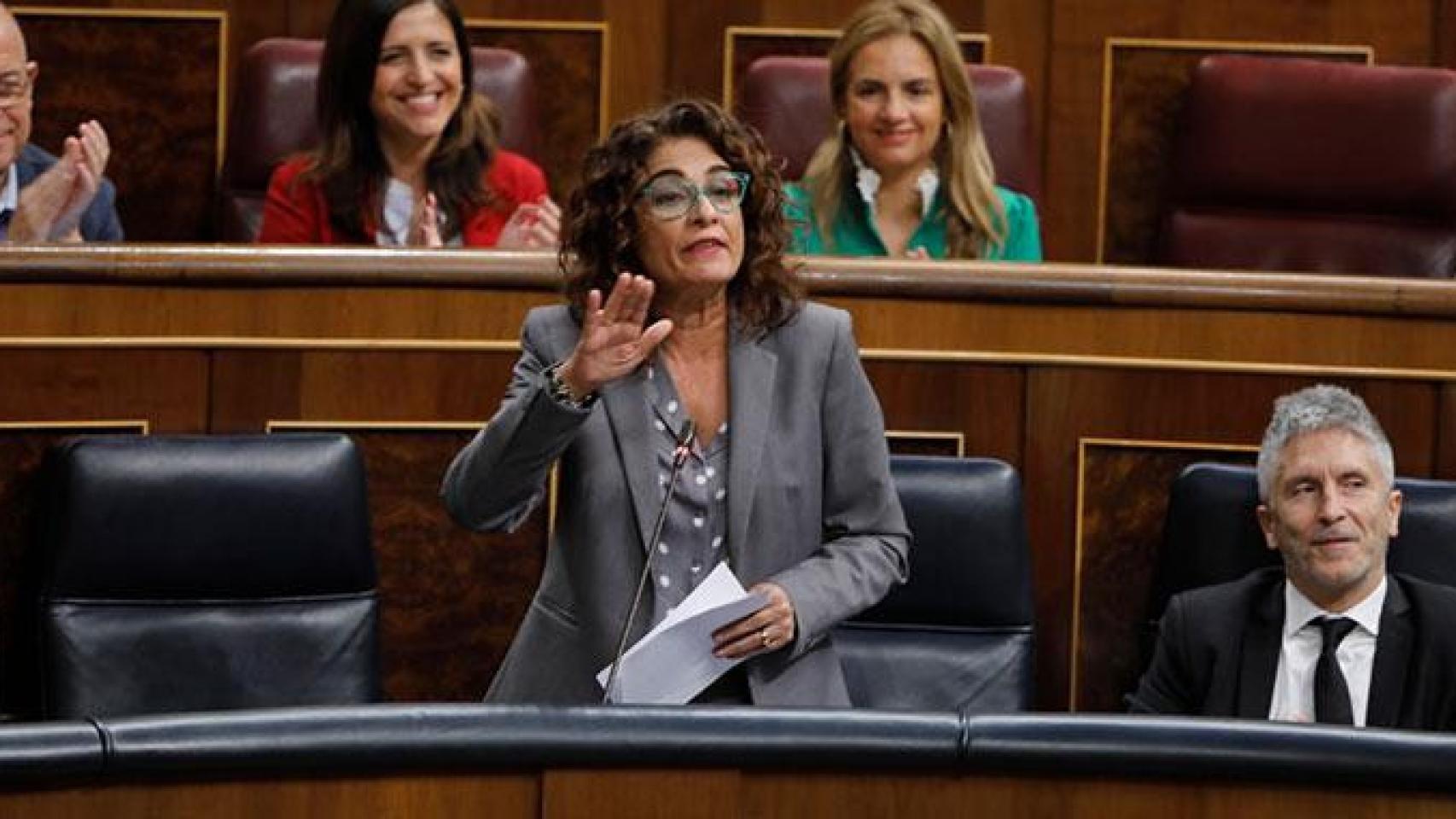 Impuesto de las hipotecas: la ministra de Hacienda, María Jesús Montero / EUROPA PRESS