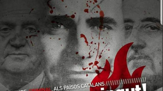 El polémico cartel de Arran sobre Felipe VI