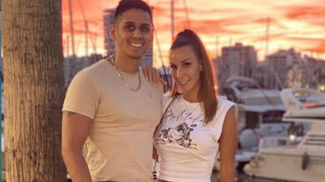 Imagen de la pareja formada por Fani y Cristopher antes de la crisis /INSTAGRAM