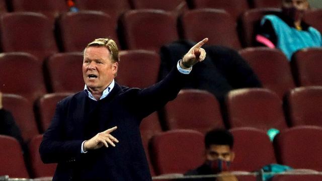 Ronald Koeman contra el Ferencvaros / EFE