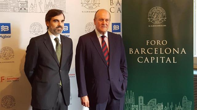 Antonio Delgado y Enrique Lacalle, en el Círculo Ecuestre / EP