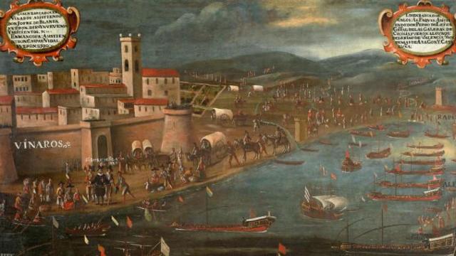 Moriscos catalanes expulsados embarcan en Vinaroz