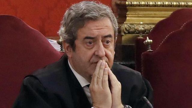El fiscal Javier Zaragoza durante el juicio del 'procés' / EFE