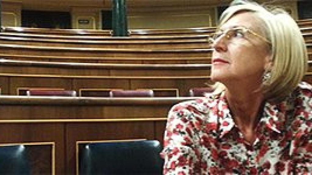 Rosa Díez, en el Congreso
