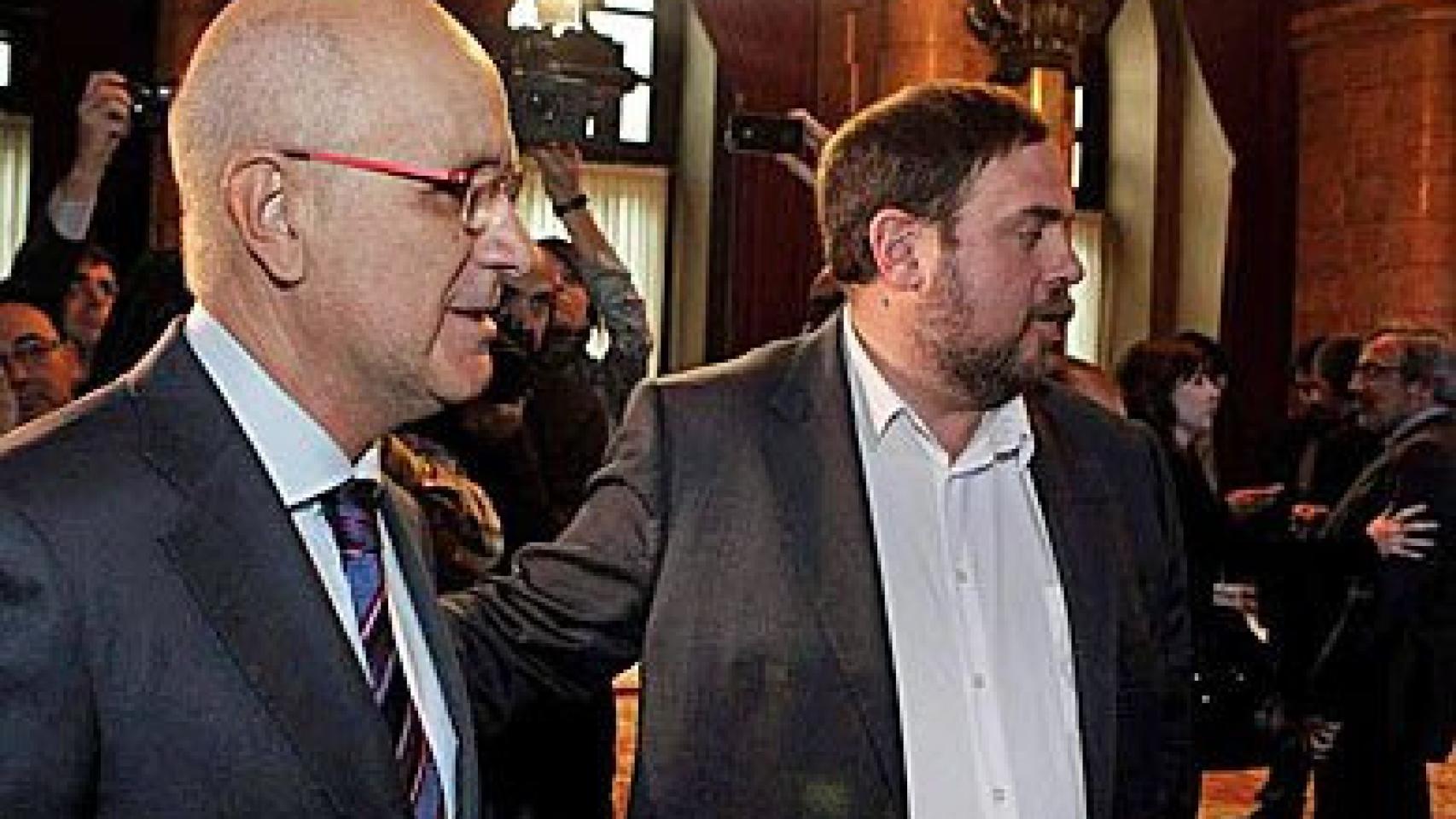 Duran i Lleida y Oriol Junqueras