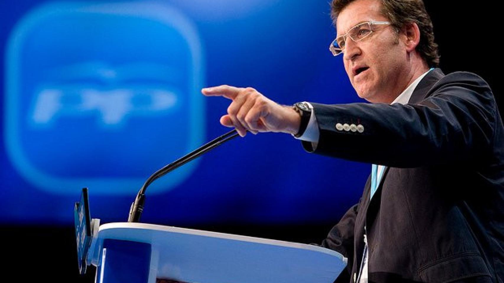 El presidente de la Xunta de Galicia, Alberto Núñez Feijóo