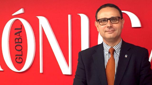 David Vallespin, candidato a rector de la UB, visita Crónica Global / CG