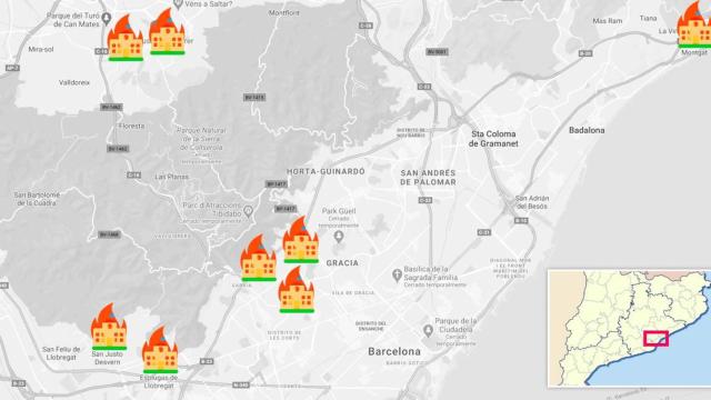 El mapa de la revuelta de los colegios de élite de Cataluña / CG