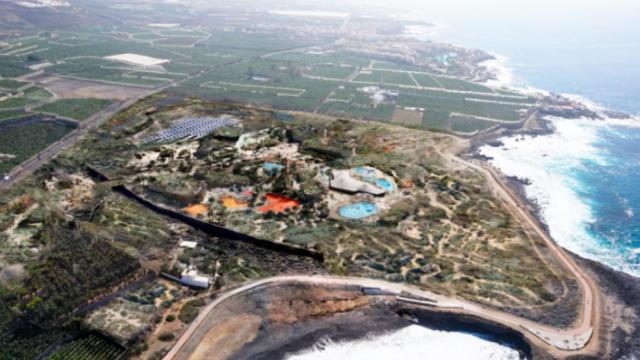 Imagen del futuro Underwater Garden de España, que se hará en Tenerife después de que la rechazase Cataluña / Cedida