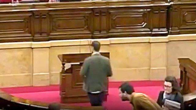 Ruben Wagensberg (ERC), se encara con Carlos Carrizosa (Ciudadanos) / CG