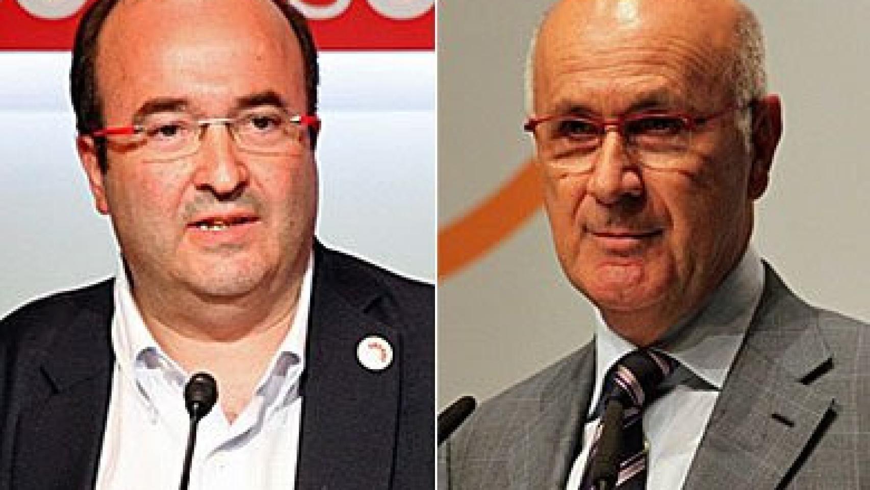 Miquel Iceta y Josep Antoni Duran i Lleida